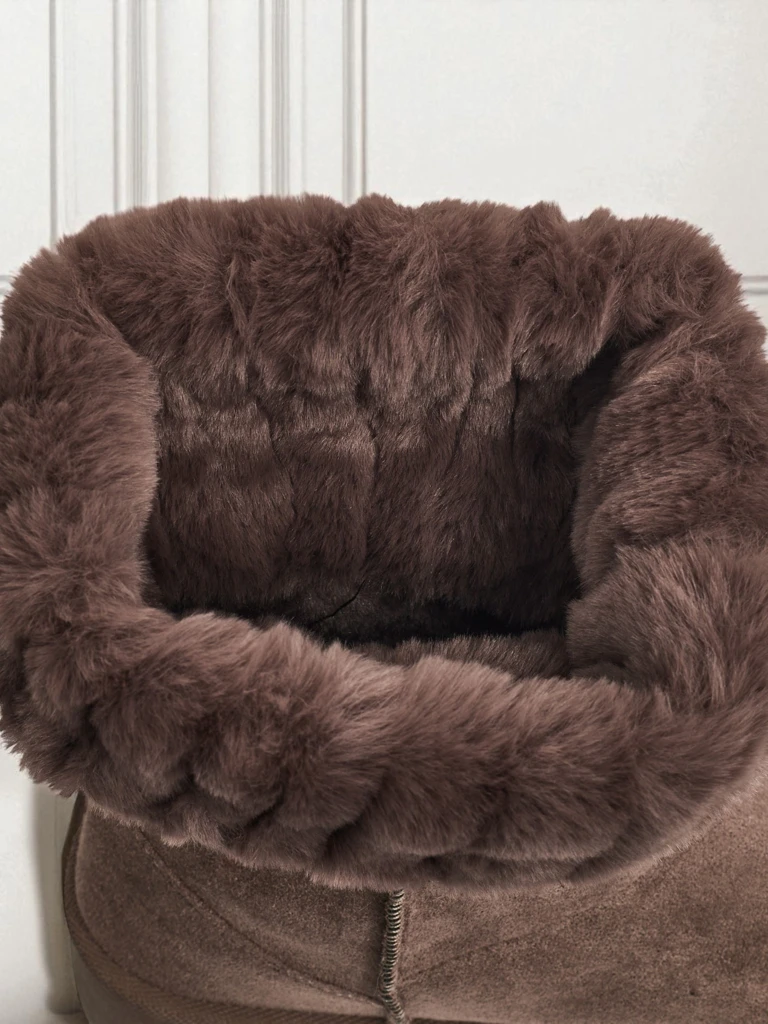 Ženski škornji a'la za sneg s krznom Irelle