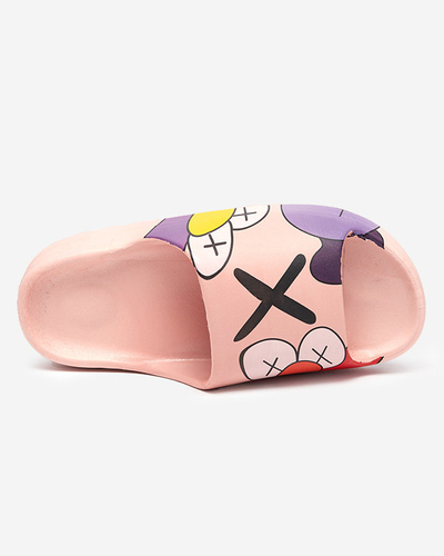 Elmino ružové dámske papuče - Obuv