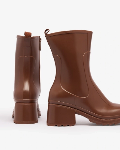 Royalfashion Čierne matné dámske čižmy a'la Tentiris