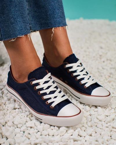 Royalfashion Navy Blue Dámske tenisky Gumpy