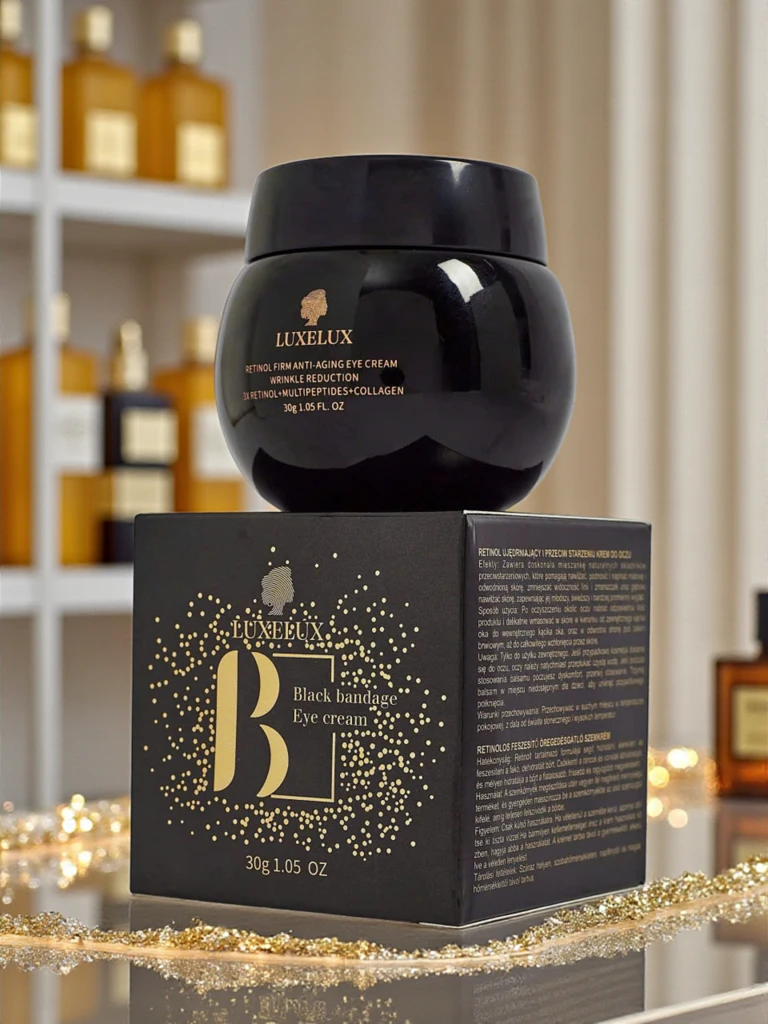 Luxelux Black Bandage Proti-staranja krema za okrog oči