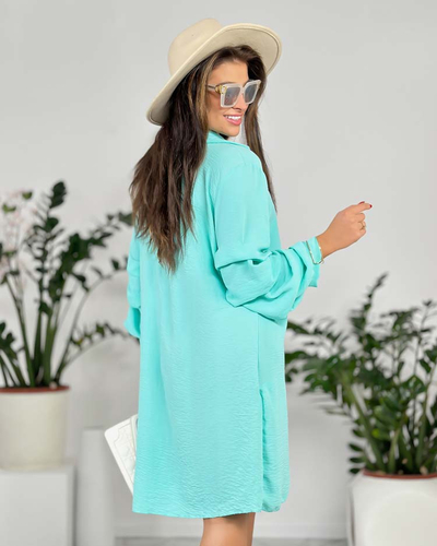 Royalfashion Dámske oversize šaty s volánom na rukávoch
