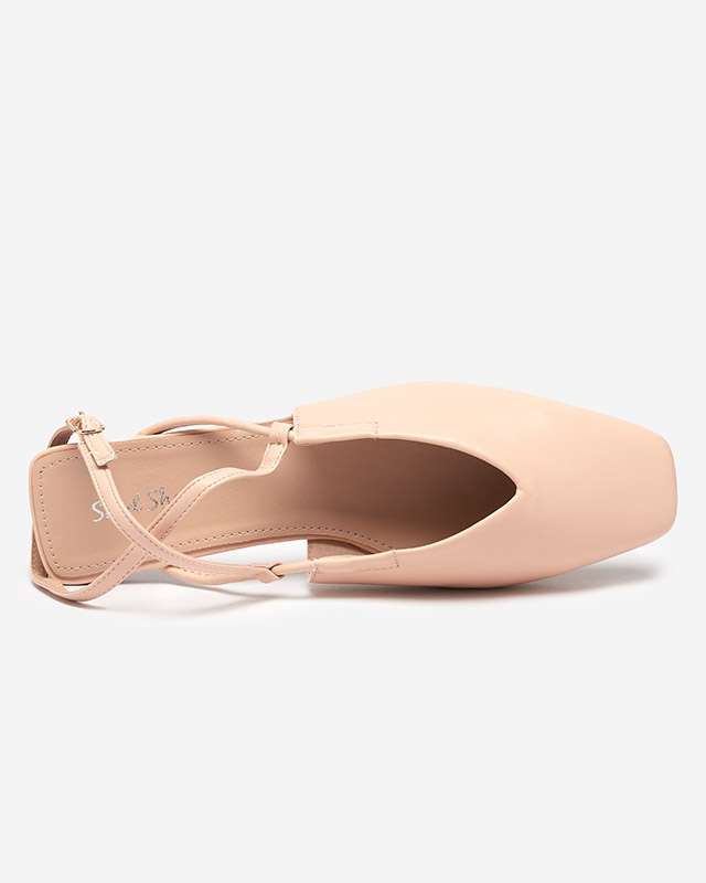 Nahé balerínkové sandále Talio- Topánky