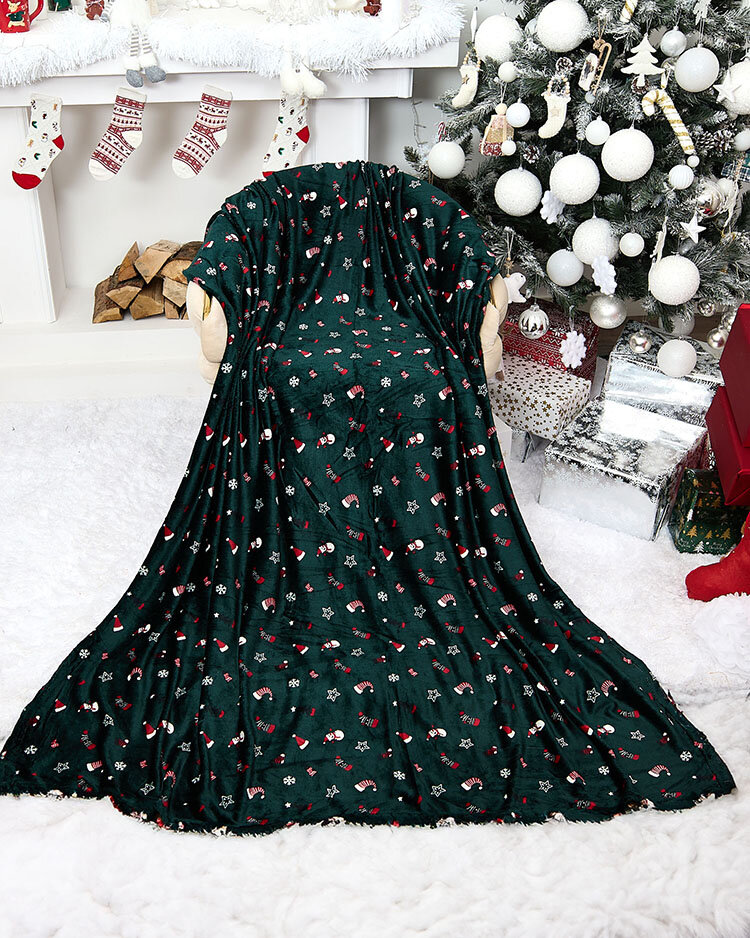 Royalfashion Vianočná deka Prehoz na posteľ 160x200