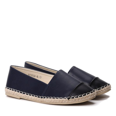 Granatowe espadryle Fyttadel - Obuwie