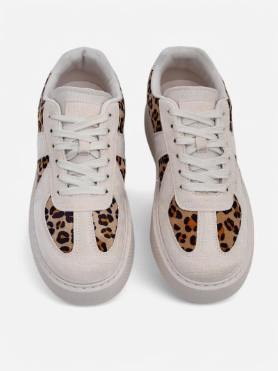 Royalfashion Dámske športové tenisky s leopardím vzorom Big Cat