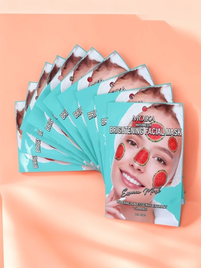 MOIKA Maska za obraz v lističih z lubenico za posvetlitev