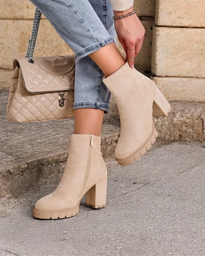 Royalfashion Ekológia-suede dámske členok topánky na stĺpci Emuri