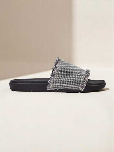 Royalfashion Ženski natikači s ploskim podplatom SparkleWalk