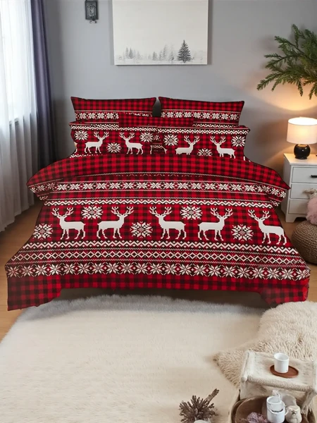 Royalfashion Božična posteljnina 160x200 komplet 3-DELNI