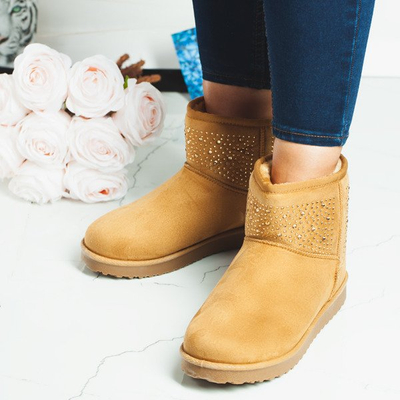 Izolované snehové topánky Matila hnedá - Obuv