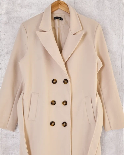 Royalfashion Dlhý dámsky kabát