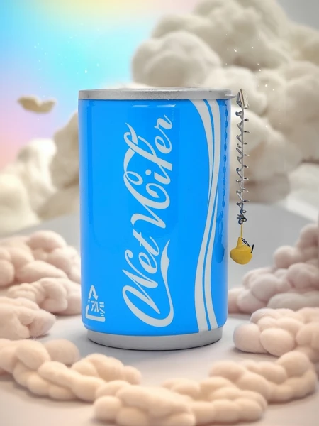 Azzurra Lux Candela – sveča z vonjem oblakov, dizajn Mare Nostrum, 100g