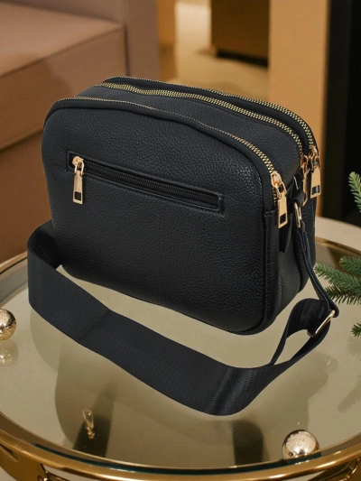 Prešita majhna ženska torbica iz eko usnja Corinne