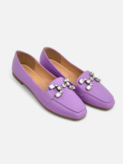 Royalfashion Dámske loafers s rhinestones Lecilla