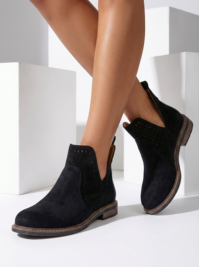 Royalfashion Dámske semišové čižmy Ovilla