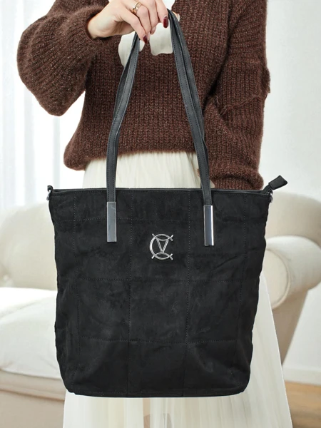 Ženska shopper torbica Caryenne iz eko semiša