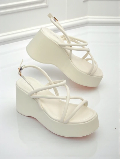 Royalfashion Ženski sandali s polno peto Skyline Straps