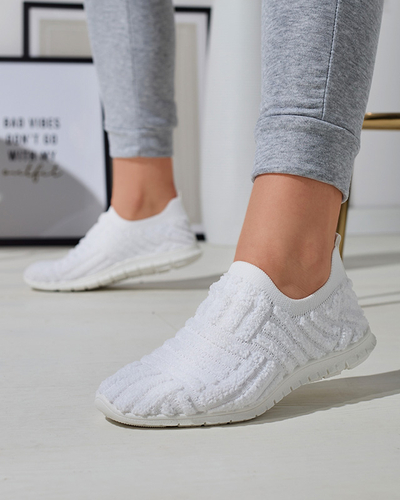 OUTLET Biele slip-on dámske športové tenisky Kerliv- Obuv