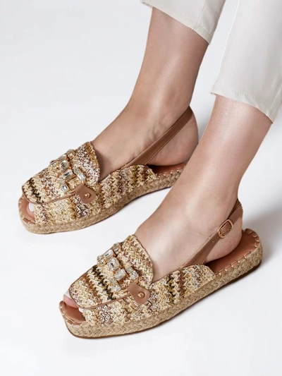 Royalfashion Dámske espadrilky s otvorenou špičkou
