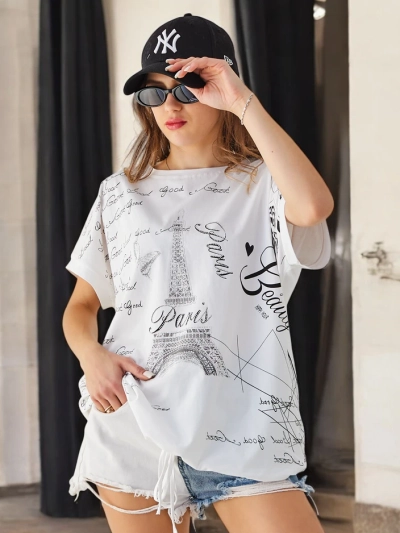 Royalfashion Bavlnené dámske tričko Good Paris