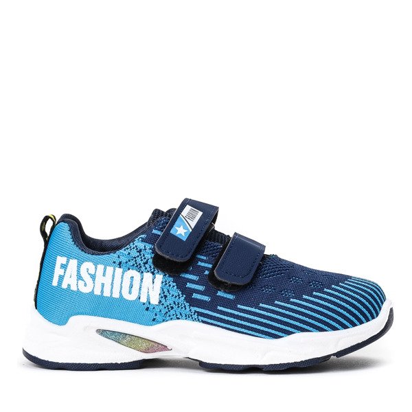 Černá a tmavě modrá dětská obuv Huesca - obuv 1