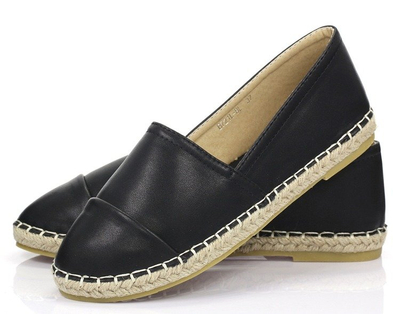 Czarne espadryle Proxymessa - Obuwie