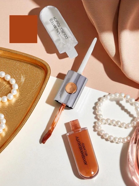 Rúž a priehľadný lesk na pery 2 v 1 Coral Crush