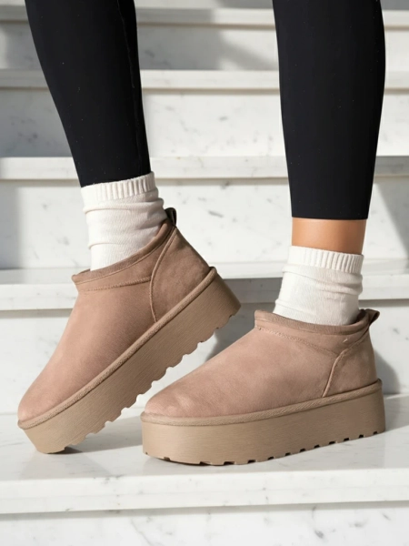 Royalfashion Dámske krátke čižmy a'la snow boots Ozozi