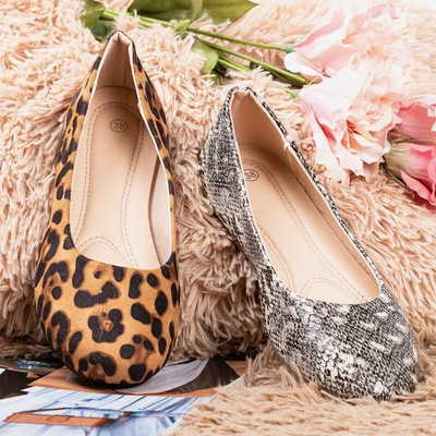 Dámske baleríny a'la hadia koža Rozita - Obuv