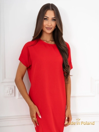 Preprosta ženska kratka obleka Lady Time