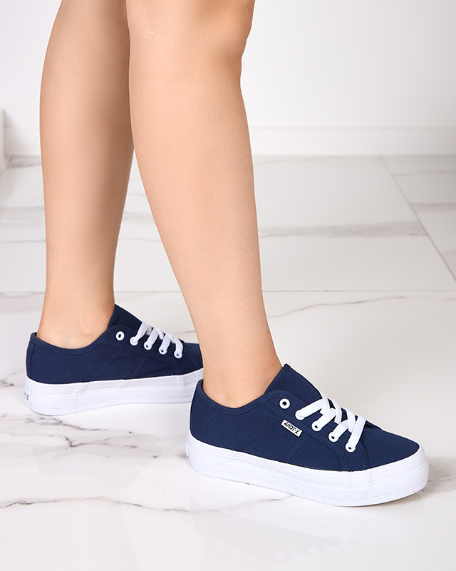 Tmavo modré dámske tenisky Colanti - Obuv