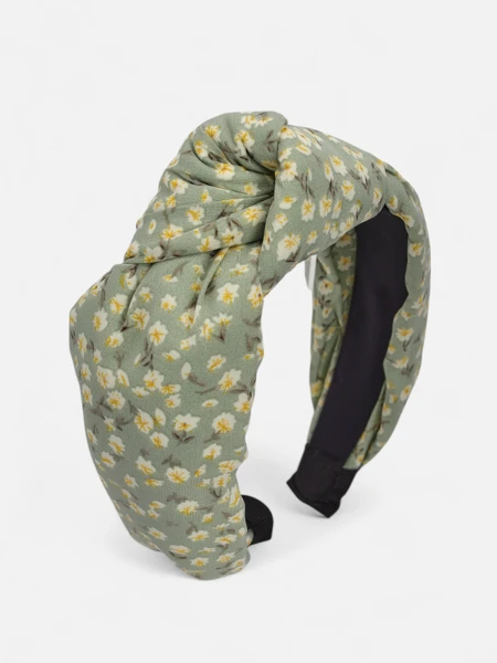 Royalfashion Naglavni trak za lase s prepletanjem v cvetove