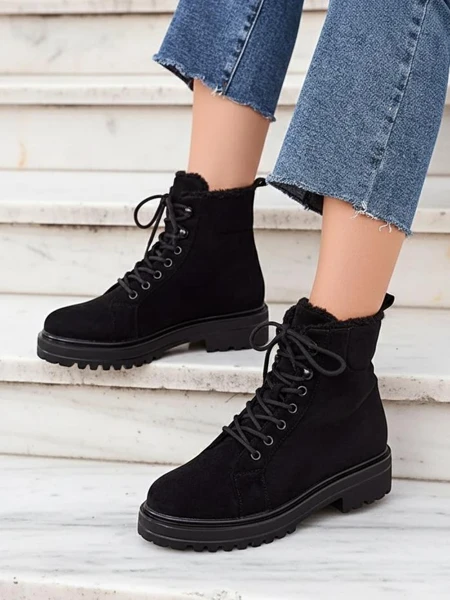 Dámske členkové topánky Royalfashion Vesot s priečnou šnurovaním