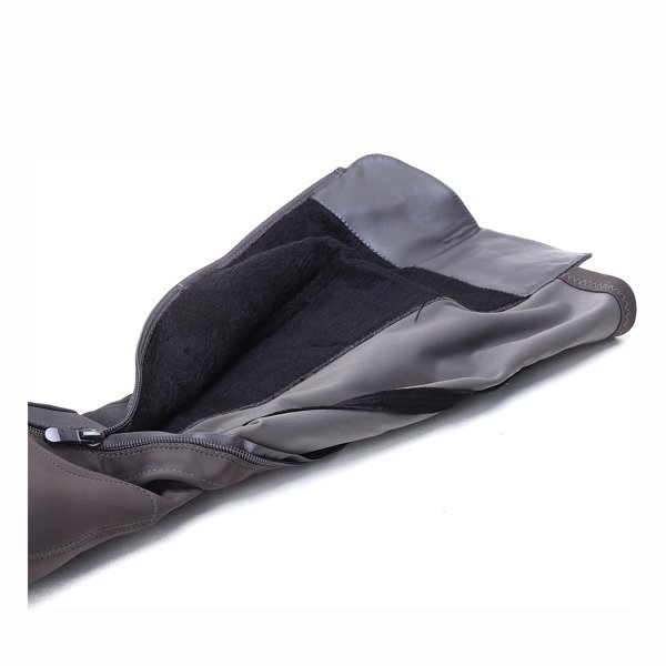 Szare kozaki na platformie Claudia - Obuwie