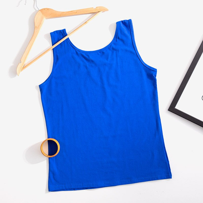 Dámsky kobaltový strappy top - oblečenie