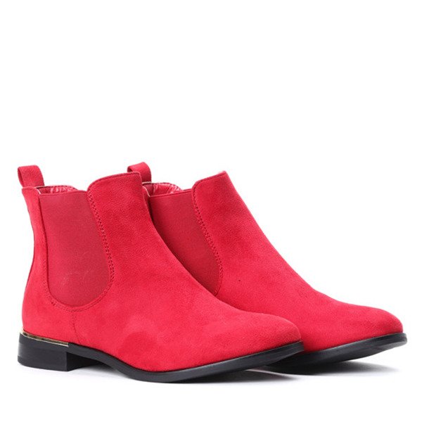 Czerwone sztyblety Lisa- Obuwie