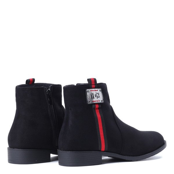 Czarne sztyblety Ajda- Obuwie