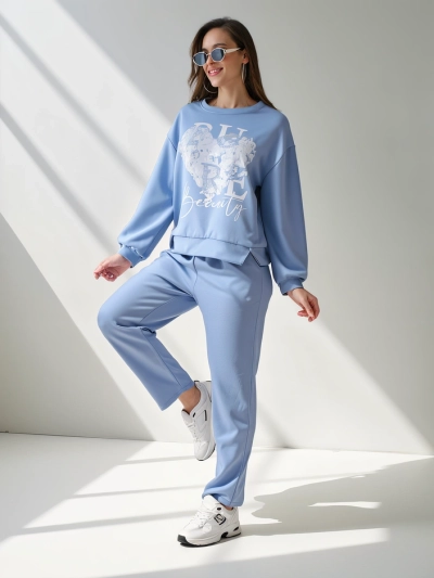 Royalfashion Dámsky viskózový set s potlačou