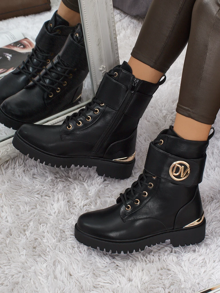 Ženski delavski škornji z okraski Lorice