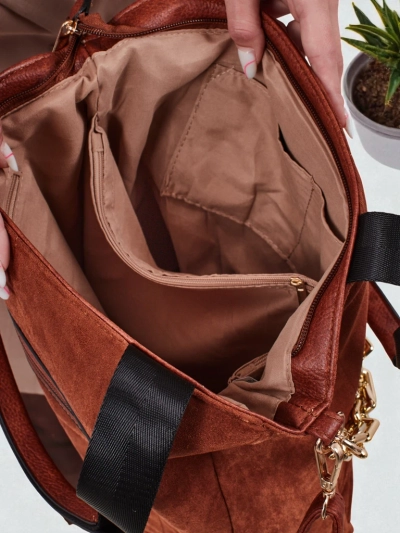 Ženska shopper torbica iz eko semiša Twilight Life