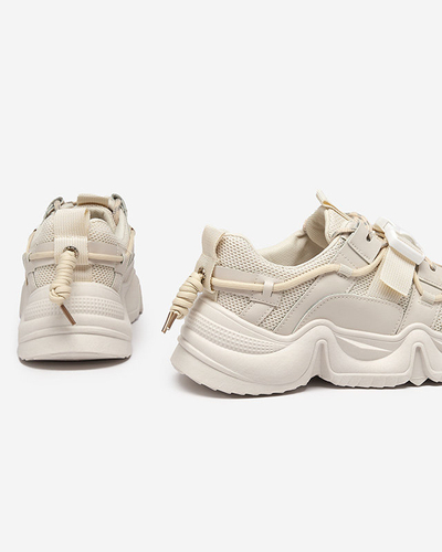 Béžová dámska športová obuv tenisky Electri - Footwear