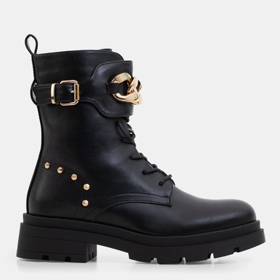 Čierne dámske vysoké topánky Tiahna - obuv