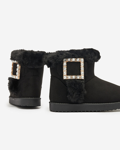 Royalfashion Dámske čižmy a'la snow boots s ornamentom Galaes
