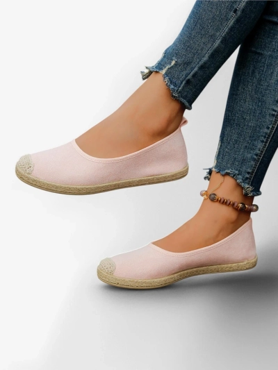 Royalfashion dámske ekologické semišové espadrilky Aroles