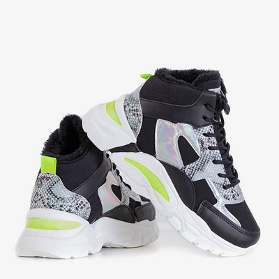 Čierna zateplená športová obuv od Ferdi - Obuv