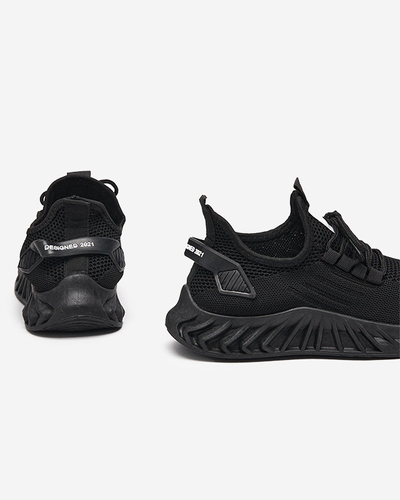 Royalfashion Dámska látková športová obuv v čiernej farbe Ltoti