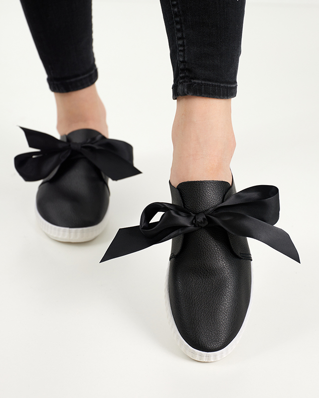 Čierne dámske slip-on tenisky Samhu - Footwear