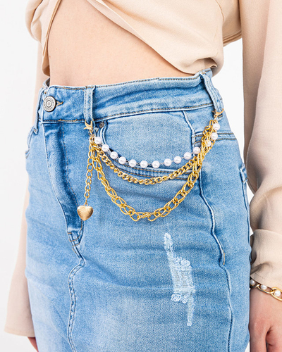 Modrá džínsová dámska sukňa nad kolená PLUS VEĽKOSŤ - Oblečenie