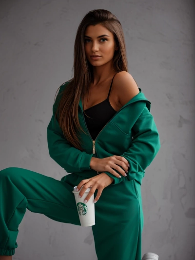 Royalfashion Dámsky bavlnený teplákový set
